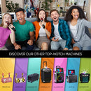 Bluetooth Karaoke Machine - Portable Singing Equipment Set W/ 2 Wireless Karaoke Microphones
