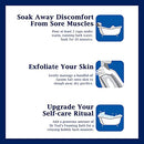 Epsom Salt Soaking Solution and Foaming Bath with Pure Epsom Salt Combo Pack