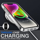 JETech Case for iPhone 14 Plus 6.7-Inch, Non-Yellowing Shockproof Phone Bumper Cover, Anti-Scratch Clear Back (Clear)
