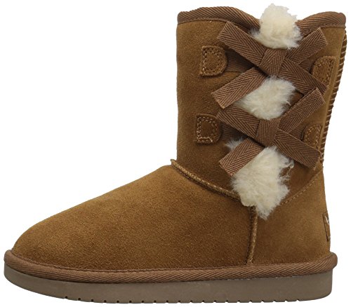 Unisex-Child Victoria Short Boot, Chestnut, 04 Youth US Big Kid