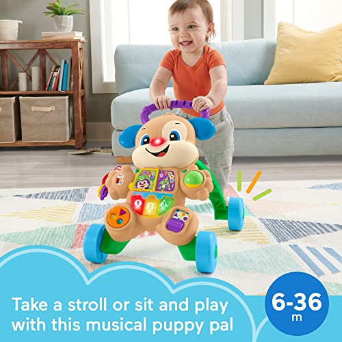 Laugh & Learn Smart Stages Learn with Puppy Walker, Musical Walking Toy
