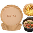 Air Fryer Disposable Paper Liner, 120 Pcs Air Fryer Liners, Non-stick Parchment Paper