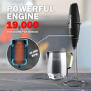 Milk Frother COMPLETE SET! Handheld Battery Operated Electric Foam Maker