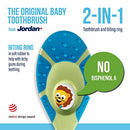 Jordan ® | Step 1 Baby Toothbrush | 0-2 Years, Soft Bristles, BPA Free | 4 Pack