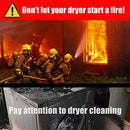 Dryer Vent Cleaner Kit Vacuum Hose Attachment Brush Lint Remover