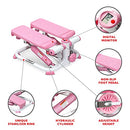Exercise Stepping Machine, Portable Mini Stair Stepper for Home, Desk or Office Workouts