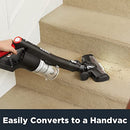 Cordless Vacuum Cleaner LED Headlights, Convenient Stick and Handheld Vac, Red, Black