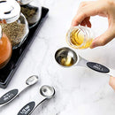 Magnetic Measuring Spoons Set-Kitchen Measuring Spoon Stainless Steel  (8Pcs)