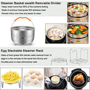 93 Pcs Accessories Set for Instant Pot 5,6,8 Qt, 2 Steamer Baskets, Springform Pan