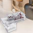 2 Pieces of Kitchen Transparent Seasoning Box, Spice Jar, Plastic Storage Container