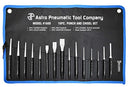 Astro Pneumatic Tool 1600 16-Piece Punch and Chisel Set