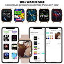 Smart Watch Answer/Make Calls, Fitness Watch with AI Control Call/Text, Android Smart