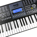 61 Key Keyboard Piano With LCD Display Kit, Keyboard Stand, Piano Bench, Headphones