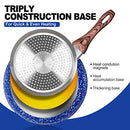 Nonstick Frying Pans,Granite Frying Pans with Stone-Derived Coating, Stone Fry Pan