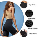 Sundwudu 4 Pack Biker Shorts for Women - 8” High Waist Summer Yoga,Running,Workout Shorts