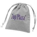 Top Plaza Silver Tone Alloy Rhinestone Best Friends Forever and Ever BFF Necklace Engraved Puzzle Friendship Pendant Necklaces Set(Set of 3)
