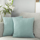 Throw Pillow Covers, Pack of 2 Super Soft Elegant Modern Embossed Patterned