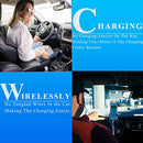 Wireless Car Charge,MEGACON 15W Qi Dashboard Windshield Air Vent Auto-Clamping Car Phone Holder Mount Wireless Charging for iPhone,Samsung,LG and More (QC3.0 Car Charger Adapter Included)