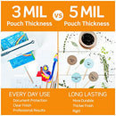 Thermal Laminating Pouches, 200-Pack, 8.9 x 11.4 Inches, Letter Size Sheets, Clear, 3-Mil