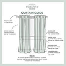 Catarina Layered Solid Blackout and Sheer Window Curtain Panel Pair