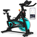 Magnetic Resistance Indoor Cycling Bike With LCD Monitor Smart Spin Bike Connect App