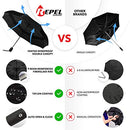 The Original Portable Travel Umbrella - Umbrellas for Rain Windproof, Strong Compact