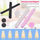 Clear Coffin Nail Tips Set, 500pcs Nail Tips for Acrylic Nails Professional Acrylic Nail Tips