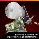 4TB Internal Hard Drive HDD - 5400 RPM, SATA 6 Gb/s, CMR, 128 MB Cache, 3.5"