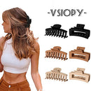 Large Claw Clips For Thick Hair, Big Hair Clip For Thin Hair, Girls' Hair Clips Claw, Neutral