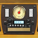 8-in-1 Bluetooth Record Player & Multimedia Center, Built-in Stereo Speakers