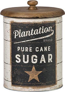Farmhouse Tin Canisters, Sugar, Coffee, Flour
