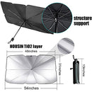 SUV Car Windshield Sun Shade,Foldable Automotive Windshield Shade,