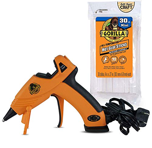 Dual Temp Mini Hot Glue Gun Kit with 30 Hot Glue Sticks