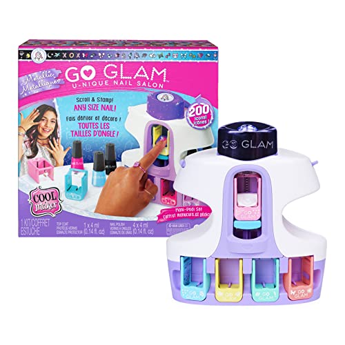 GO Glam Amazon Exclusive U-nique Metallic Nail Salon with Portable Stamper
