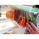Your Refrigerator Organizer Bins - Seal-top Bags Easy Fridge Organizer - Holds 20 Bags