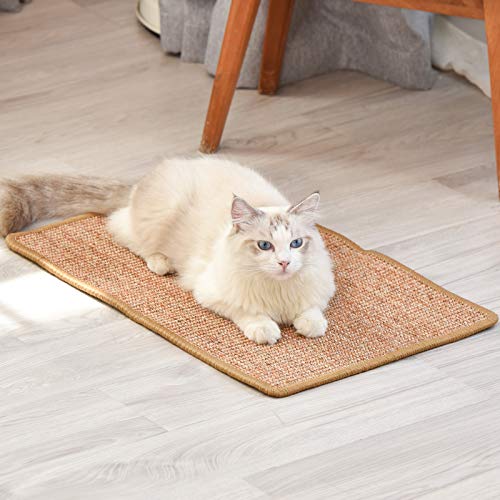 Cat Scratcher Mat, 23.6 X 15.7 Inch  Horizontal Cat Floor Scratching Pad Rug,