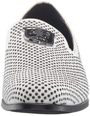 Men's Swagger Studded Ornament Slip-on Driving Style Loafer, Black