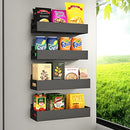 Magnetic Spice Rack For Refrigerator , Metal magnetic fridge shelf，Strong magnetic