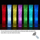 61" Soft Light Floor Lamp,LEONC RGB Color Changing LED Tyvek Fabric Shade