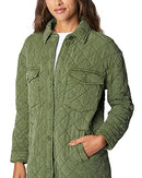 Womens Luxury Clothing Quilted Print Jacket, Comfortable & Stylish Windbreaker Coat