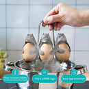 Eggbears 3-in-1 Cook, Store and Serve Egg Holder, Bear-Shaped Boiled Egg Cooker