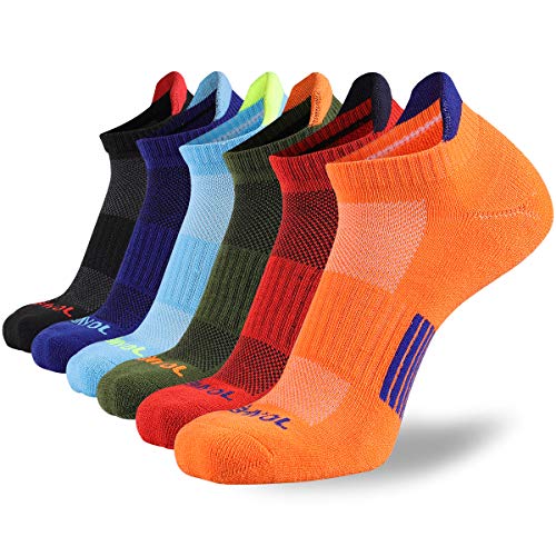 Men’s Athletic Socks Low Cut Cushion Running Socks Breathable