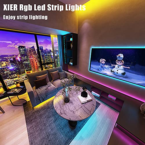 40ft Led Strip Lights XIER Color Changing Led Light Strips LED Strips w/ Remote