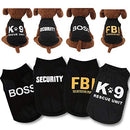 Small Dog Clothes for Boys - Black Dog Shirt Pack of 4 - for Small Dogs