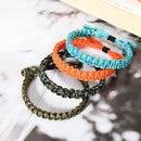 12 Pcs Paracord Bracelets for Men Boys Kids Survival Bracelet Teen