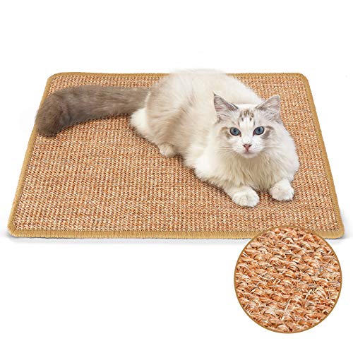 Cat Scratcher Mat, 23.6 X 15.7 Inch  Horizontal Cat Floor Scratching Pad Rug,