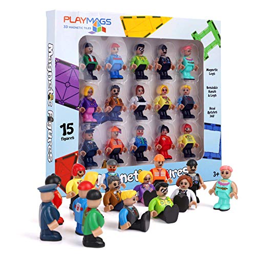 Playmags Magnetic Figures-Community Figures Set of 15 Pieces