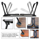 Foldable Laptop Bed Table Multi-Function Lap Bed Tray Table with Storage Drawer