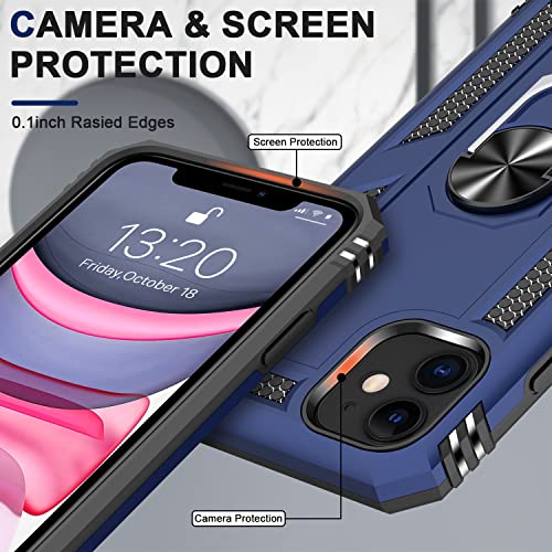 iPhone 11 Case with 2 Pack Tempered Glass Screen Protector,iPhone 11 Cover