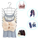 Tank Top Hangers Metal Folding Space Saving Hangers Closet Organizer for Tank Tops